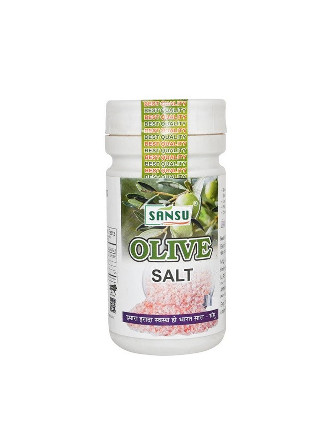 Sansu Organic Olive Salt 50g | Jaitoon Ka Namak | Zaitoon Salt | Ayurvedic | Pure & Natural. - Image 1