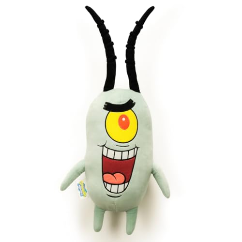 Franco SpongeBob SquarePants Plankton Plush Cuddly Cuddle Pillow Super Soft Cozy 21 Tall Officially Licensed Product by Franco Collectibles - Image 1
