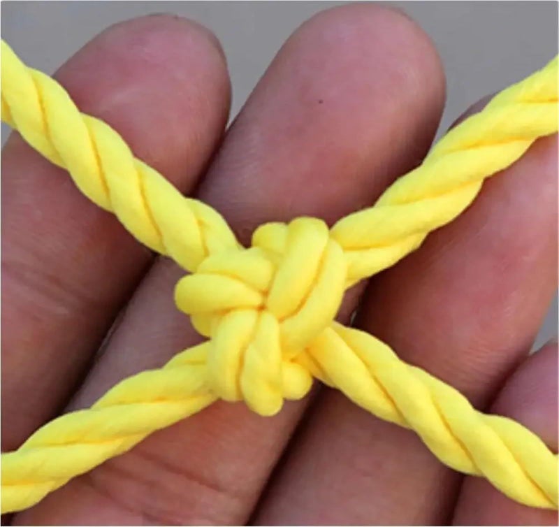 Safety Anti Fall Net Nylon Rope Grid 10x10CM Dia 6MM For Stairs Balcony 1M X 2M - Image 4