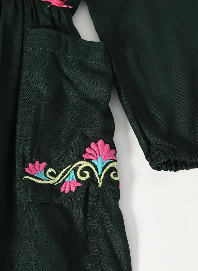 BELLA MODA Embroidered A-Line Dress