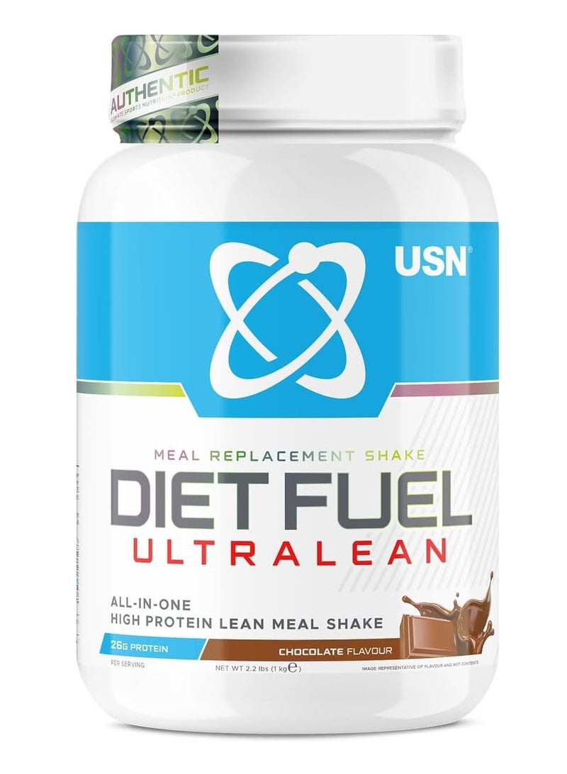 USN Diet Fuel Ultralean Chocolate 1 Kg - Image 1