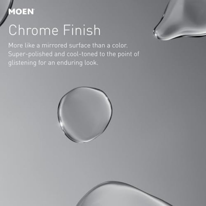 دش محمول باليد ذو 5 وظائف من Chrome Eco-Performance لاستخدام الحمام، نحاس مطلي بالكروم، لون الكروم، موفر للمياه وأوضاع رش قابلة للتعديل - Image 4