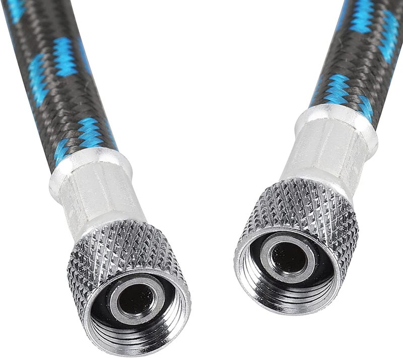 Elephant Airbrush Hose 6 Foot Nylon Braided Air Hose with 18 Size On Both End and Adapter 18 Male 14 Female for Most Airbrush Kit Assorted - Image 3