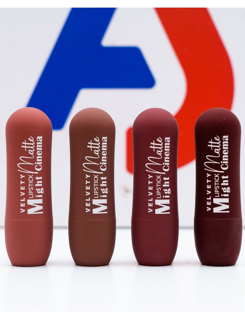 Might Cinema Velvety Matte Lipstick Collection - 12 Colors - 12 Pcs  - Image 5