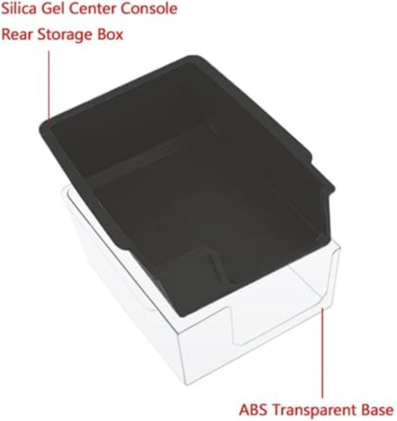 Wivplex Car Center Console Organizer Tray for Tesla Model 3/Y - Image 5