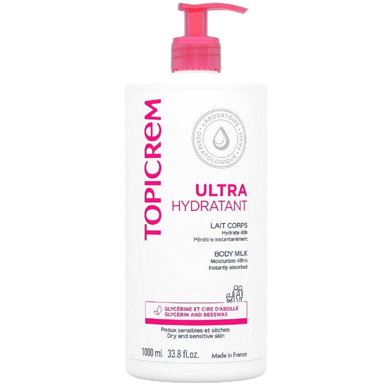 Topicrem Ultra-Moisturizing Body Milk 1000ml - Image 1