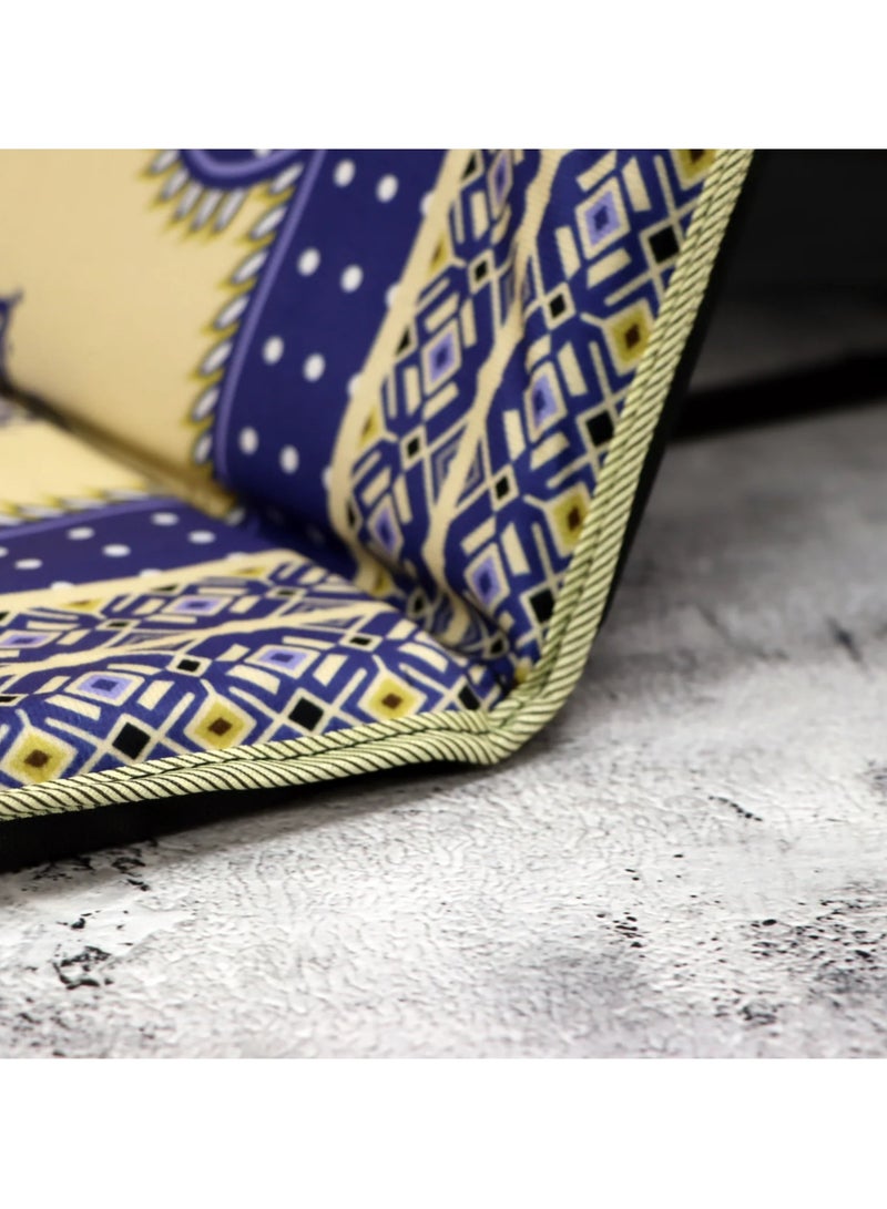 SUNDUS prayer rug SUNDUS Tasabih with a comfortable sponge lining and a backrest (yellow) - Image 3