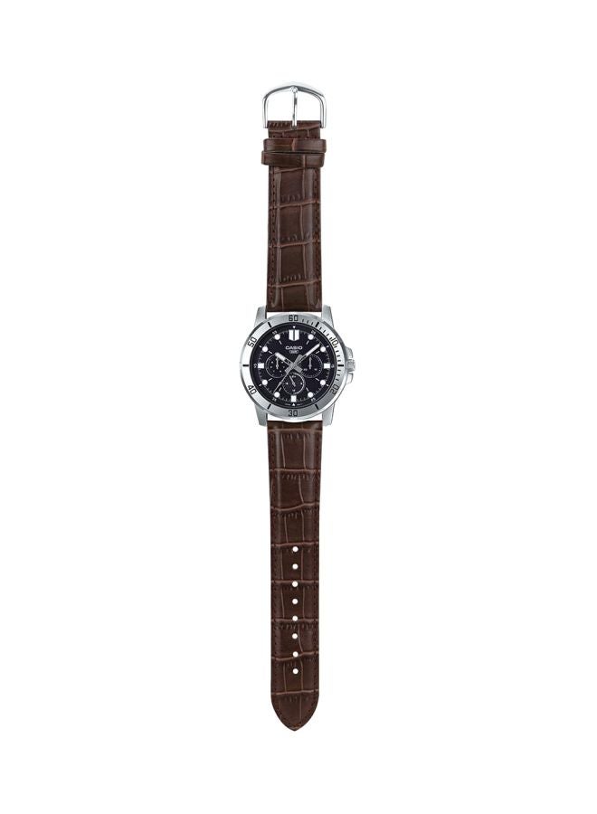 CASIO Men Leather Analog Watch MTP-VD300L-2E - Image 5