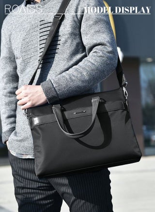 roaiss Casual Oxford Business Briefcase Classic Large Messenger