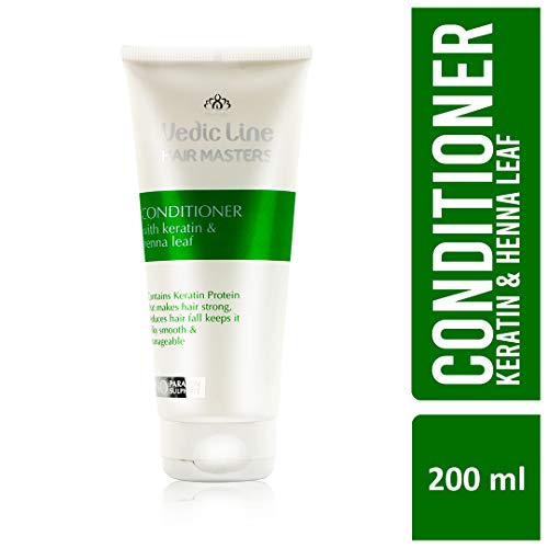 Vedic Line Vedicline Hair Masters Conditioner with Keratin and Henna Leaf Reduce Hair fall,Split ends And Frizzy Hair Gives Silky Smooth Hair, Sulphate & Paraben Free, 200ml - Image 1