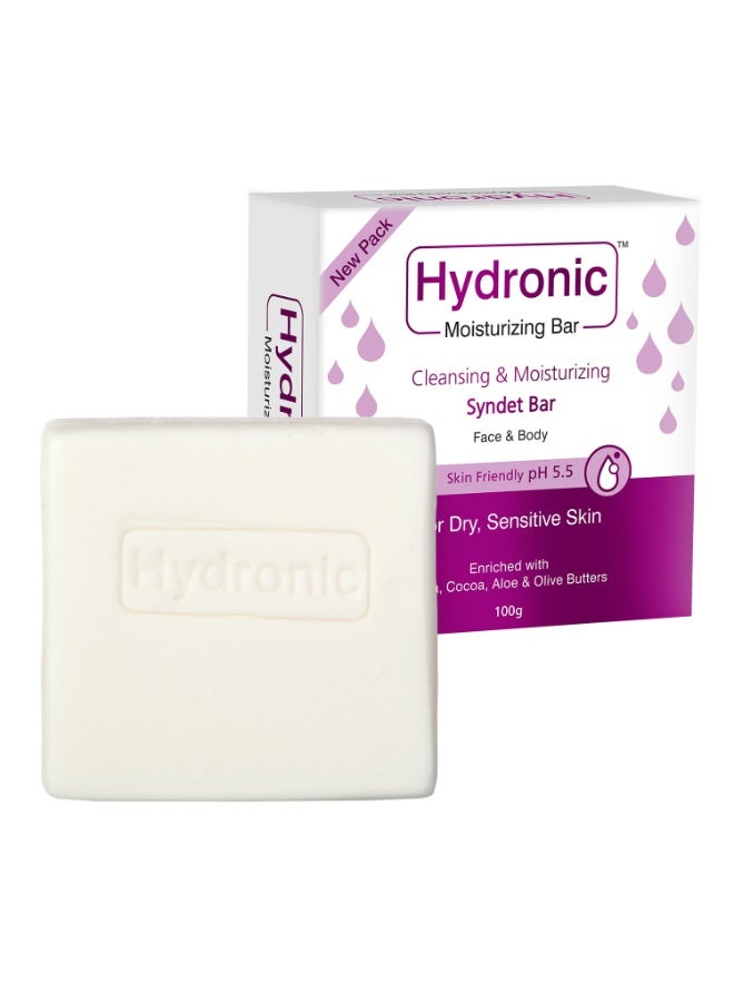 Hydronic Regaliz Hydronic Soap - Gentle Cleansing Bar for Dry and Sensitive Skin, Hydrating Formula for Daily Use, Suitable for All Skin Types | 100g (Pack of 5) - Image 1
