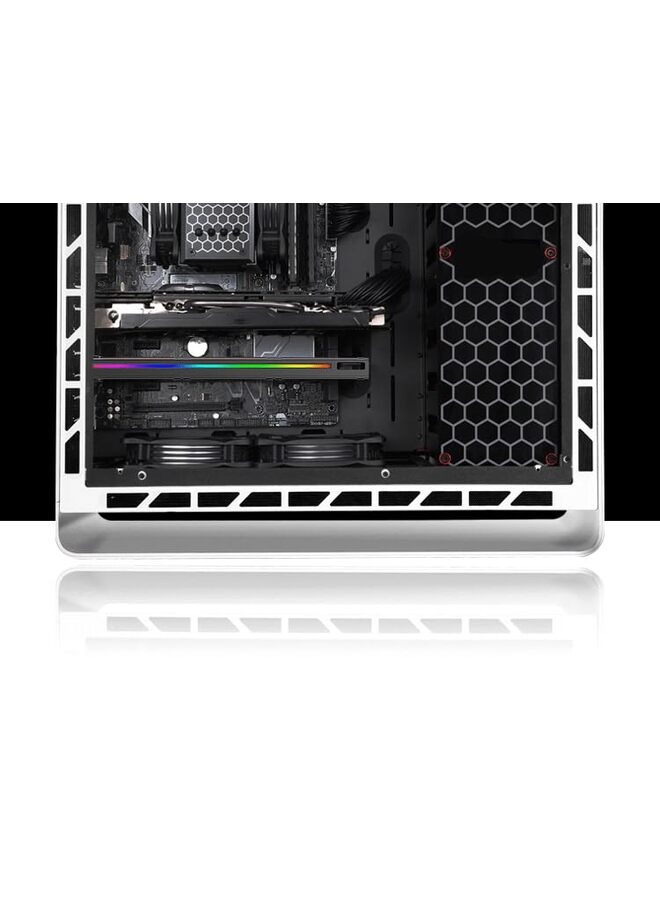 Graphics Card Cooler with ARGB 5V 3Pin LED and Three 80mm Fans, RGB LED Graphics Card Holder, GPU Cooler Easy Installation-Black/A - Image 5