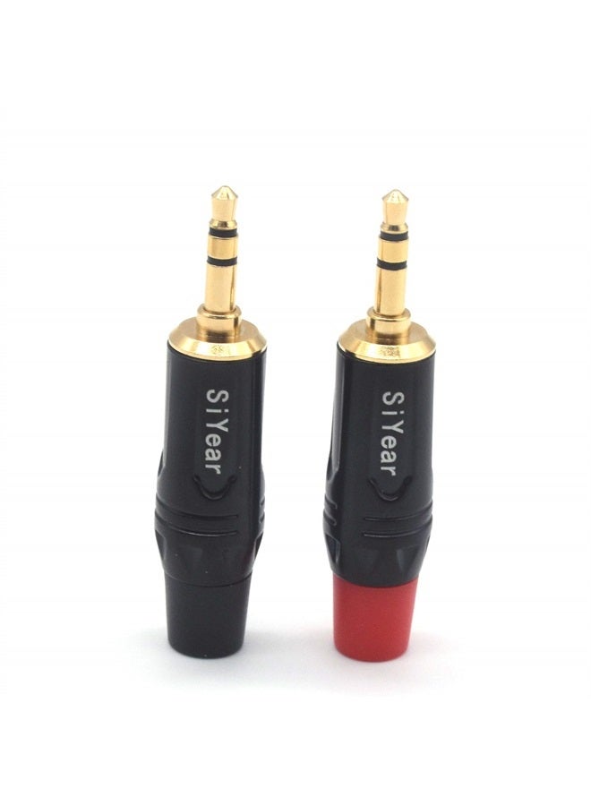 SiYear 3-Pole 3.5mm Stereo Headphone Jack Male Plug Repair Replacement Solder Adapter, 3.5mm (1/8inch ) Solder Type DIY Audio Cable Connector(2PACK) - Image 5
