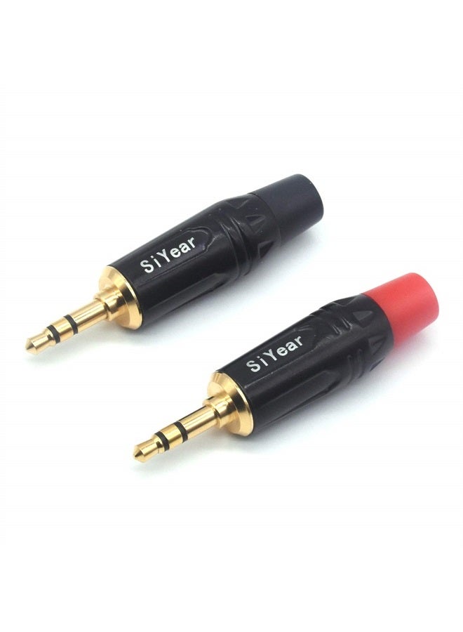 SiYear 3-Pole 3.5mm Stereo Headphone Jack Male Plug Repair Replacement Solder Adapter, 3.5mm (1/8inch ) Solder Type DIY Audio Cable Connector(2PACK) - Image 4