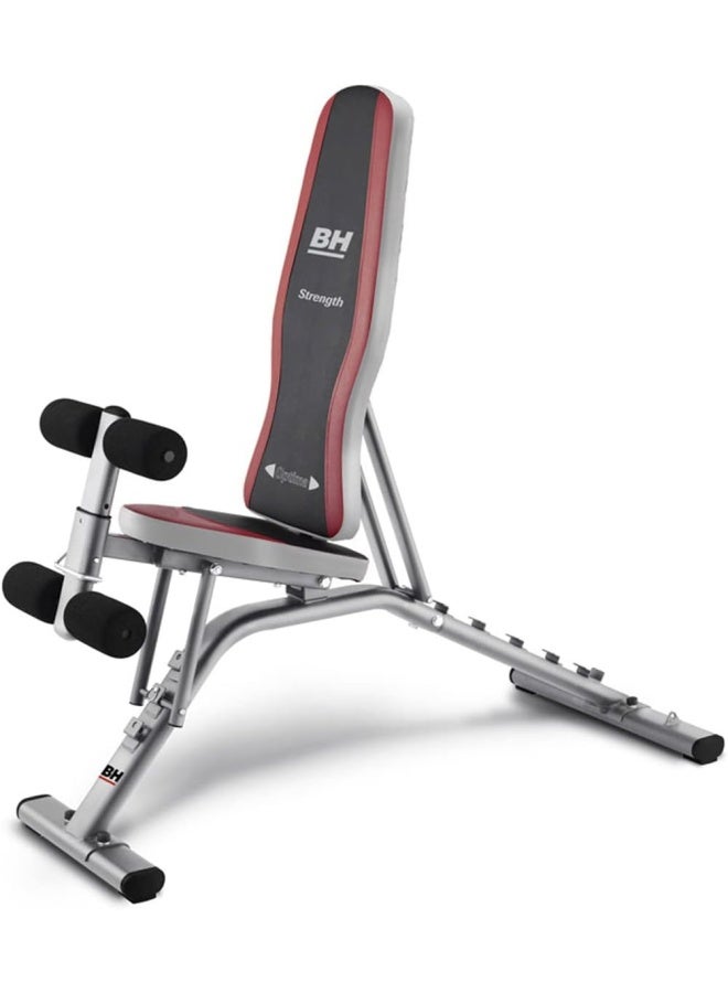 BH Fitness Multi Position Bench Optima G320 – Adjustable Strength Training Benc - Image 1