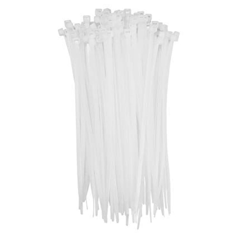 SCHOFIC Cable Zip Ties Heavy Duty 368 MM [SIZE 14.5 INCH], Ultra Strong Plastic [POLYAMIDE] Wire Ties with 49 Pounds Tensile Strength, Nylon Tie Wraps with 4.8 MM Width (300, WHITE) - Image 4
