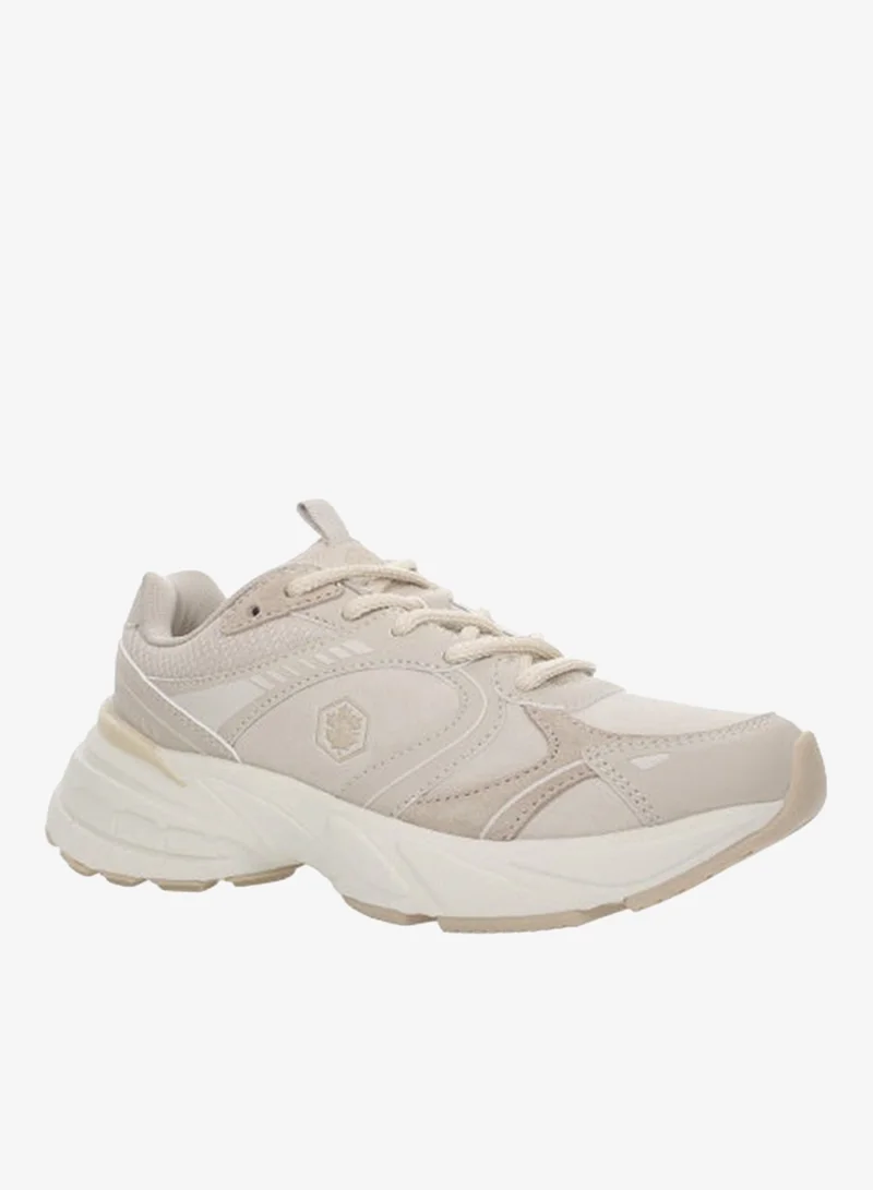 لامبرجاك حذاء رياضي نسائي سميك بيج - مريح بأسلوب الشارع الكاجوال