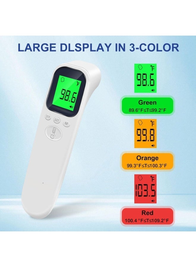 AiQUE Infrared Digital Non-Contact Forehead Thermometer For Adults And Kids, 3-Color Heating Alarm, 2-In-1 Forehead And Object Mode - Image 5