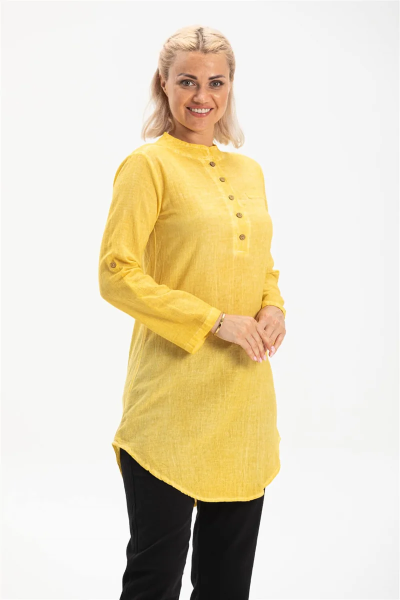 اليش شيل بيزي Acacia Sile Cloth Tunic Yellow Yellow