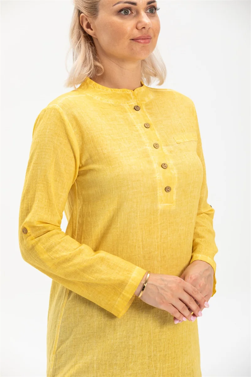 اليش شيل بيزي Acacia Sile Cloth Tunic Yellow Yellow