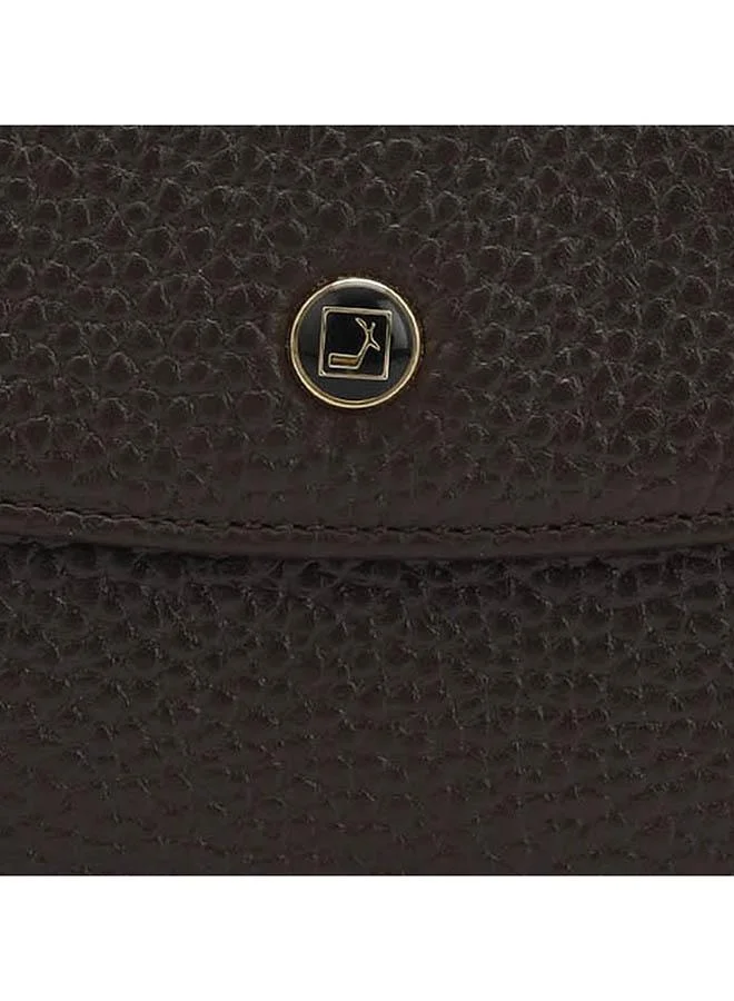 Da Milano  Genuine Leather Brown Ladies Wallet for Women | Best Price UAE