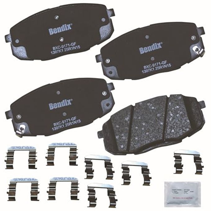 Priority1 Cfc1397K1 Ceramic Front Brake Pads For Hyundai Elantra 20122009 Kia Forte 20132010 Forte5 20132012 Forte Koup 20132010