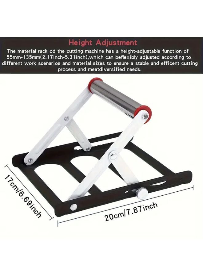 Black Adjustable Cutting Machine Stand Durable Metal Height Adjustable Table Saw Support - Image 3