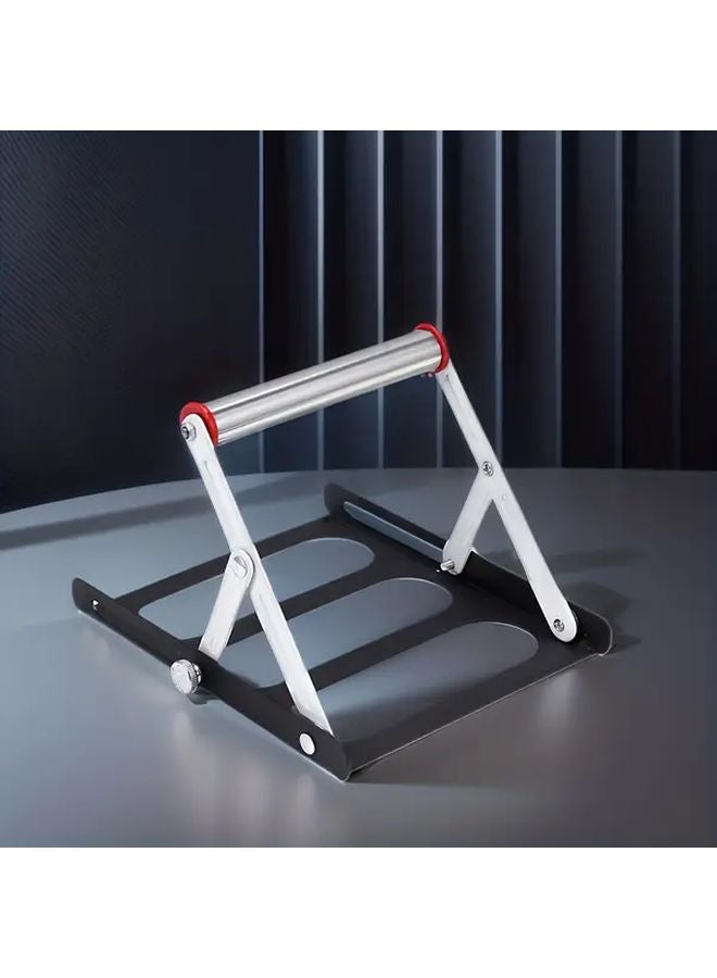 Black Adjustable Cutting Machine Stand Durable Metal Height Adjustable Table Saw Support - Image 1