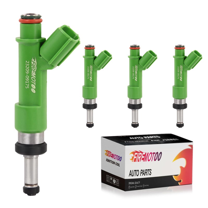FIREMOTOO Fuel Injectors Pack of 4 12 Holes Compatible with Lexus ES300H NX200T NX300H 20L 25L L4 for Scion TC for Toyota Avalon Camry Highlander RAV4 Sienna Venza 25L 27L L4