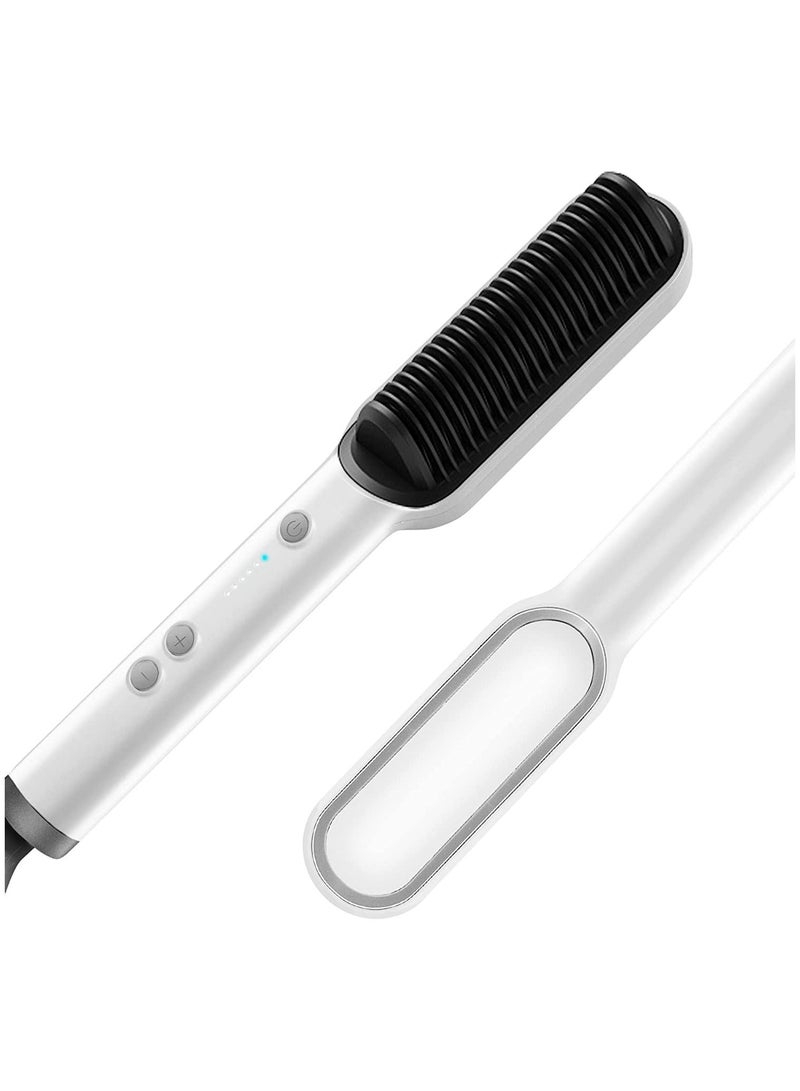 DubaiGallery Hair Straightening Comb White - Image 3