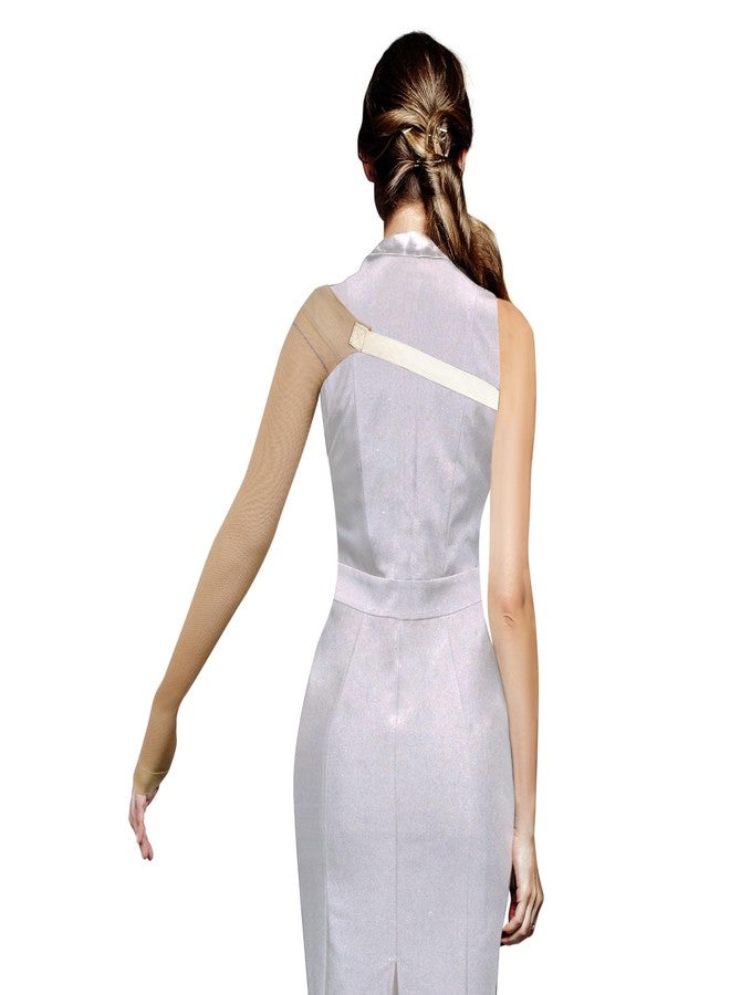 Comprezon Lymphoedema sleeves class 2 Armsleeves with out hand with belt Small - Image 1