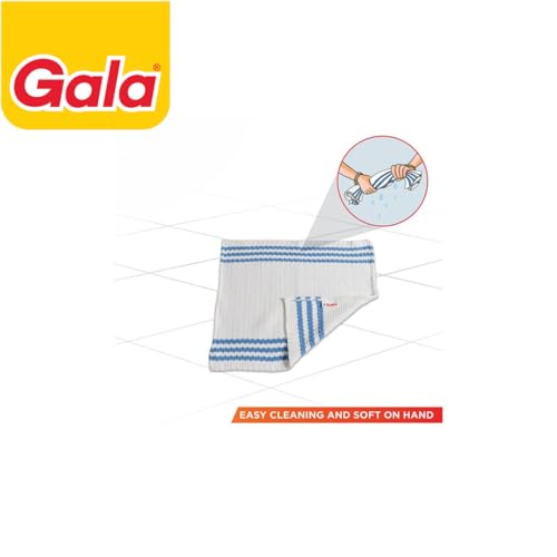 Gala Microfiber Advance Floor Cleaning Cloth(Pocha) for Mopping - White, Pack of 2 (163054) - Image 2