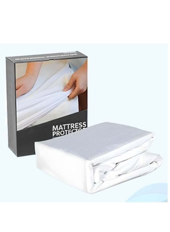 سليب لاند بكج ( لباد فندقي مقاس 200×200 سم ارتفاع 14 سم +  واقي مرتبة مقاس 200×200 سم + مفرش فندقي لون ابيض مقاس 200×200سم ) - Image 3