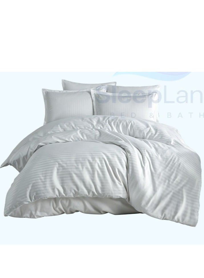 سليب لاند بكج ( لباد فندقي مقاس 200×200 سم ارتفاع 14 سم +  واقي مرتبة مقاس 200×200 سم + مفرش فندقي لون ابيض مقاس 200×200سم ) - Image 4