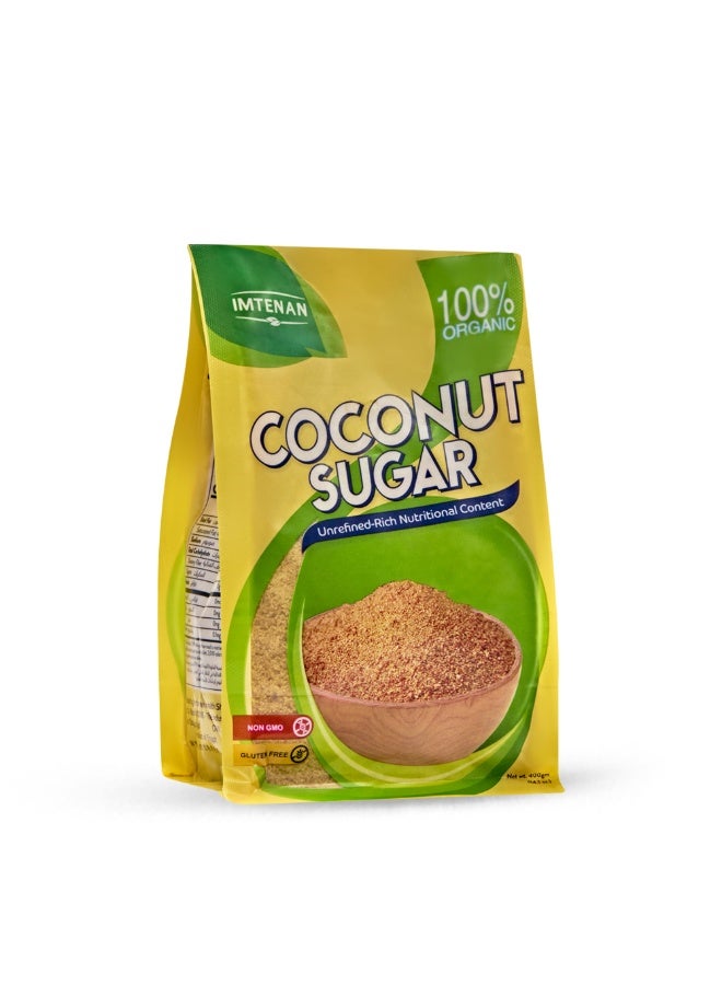 Imtenan Organic Coconut Sugar 100% Natural - 400 g - Image 4