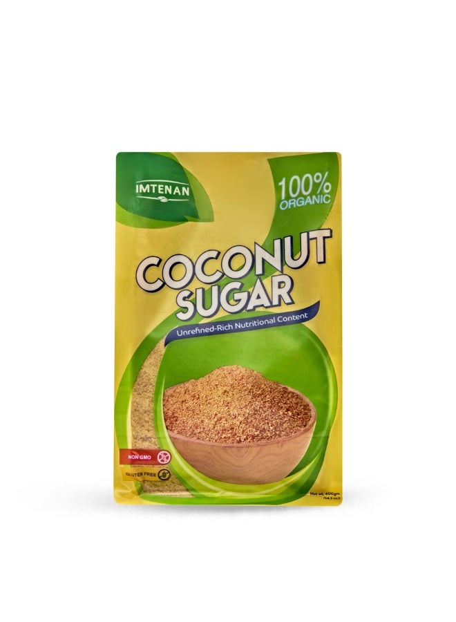 Imtenan Organic Coconut Sugar 100% Natural - 400 g - Image 2