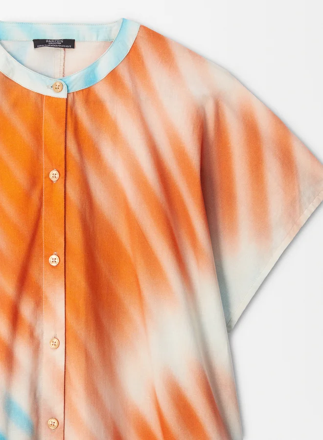 PARFOIS Tie-Dye Midi Dress