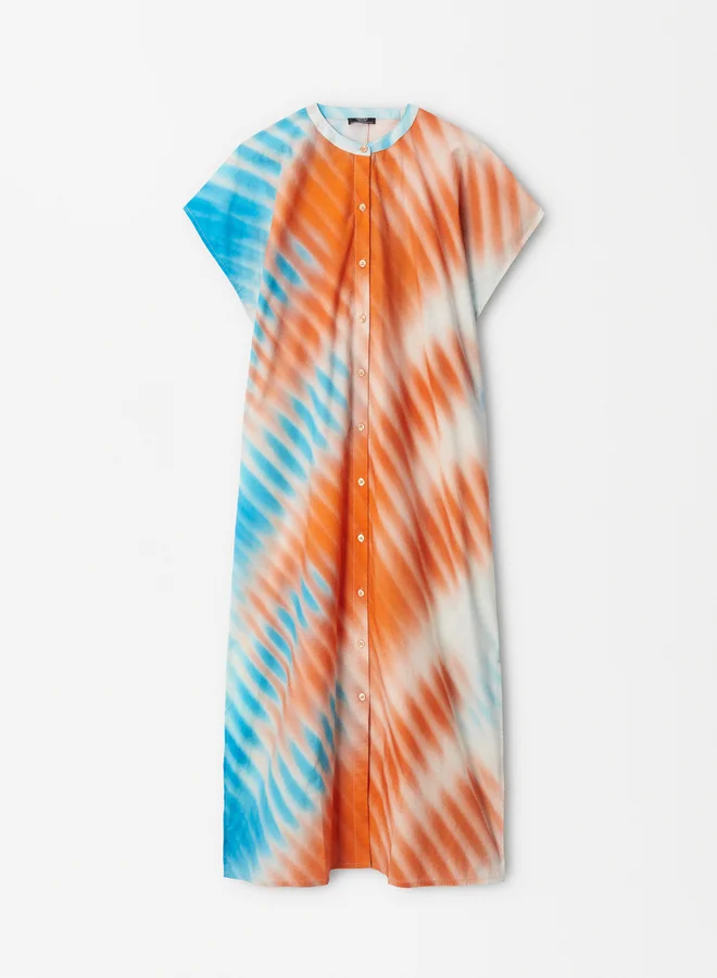 PARFOIS Tie-Dye Midi Dress