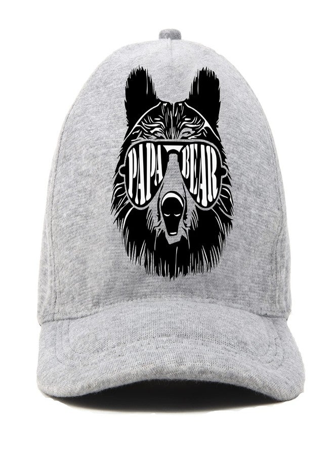PrimeBox Retro Snapback Hat Men Women Stylish Cap Vintage-Inspired Design (Print Papa Bear) - Image 1