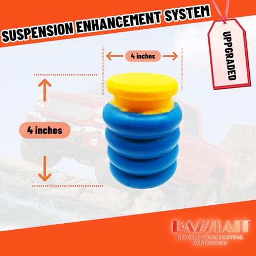 DAZZLAIT SSR-204-40 Springs Helper | Bump Stops Fit for Chevrolet/GMC Tahoe/Suburban/Yukon 1500 | Chevrolet Express 1500 | GMC Savana 1500 | Rear Leaf Spring Suspension Kit | Set of 2 - Image 5