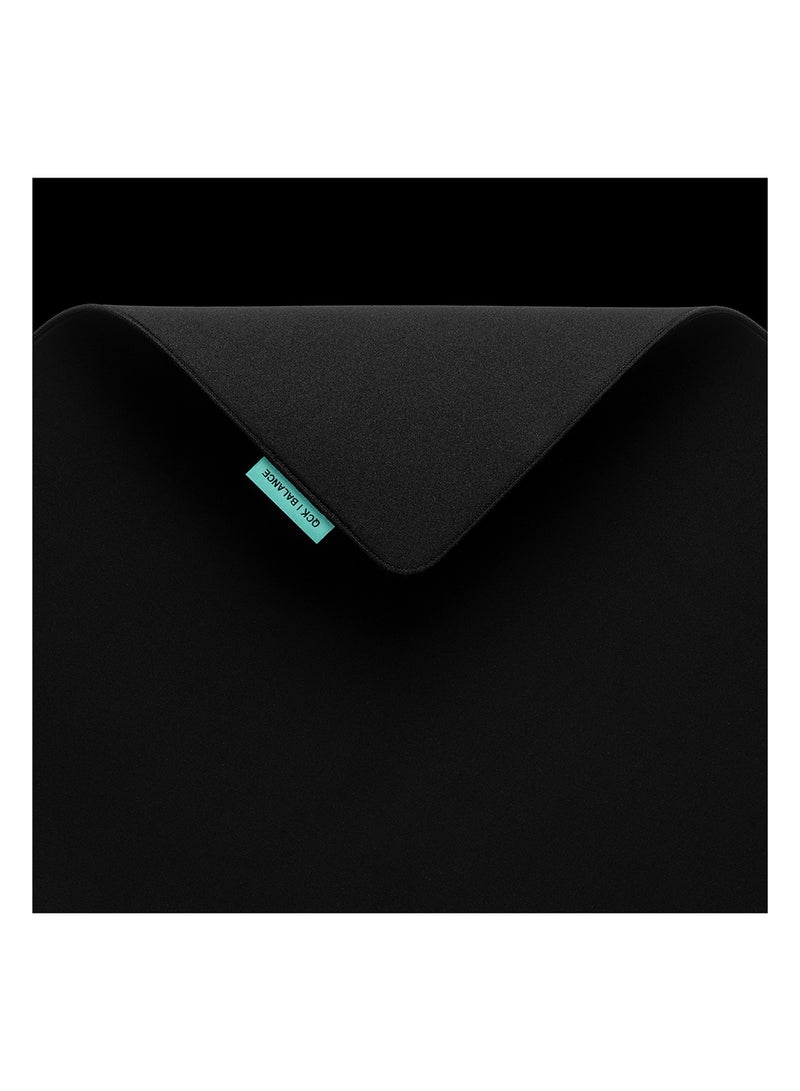 SteelSeries QcK L Performance Balance Gaming Mousepad, Extra density for a smooth glide, Low-profile edge stitching, Non-slip neoprene rubber base, 490 x 420 mm size, FPS, MOBAs, RTS, MMO - Black - Image 5