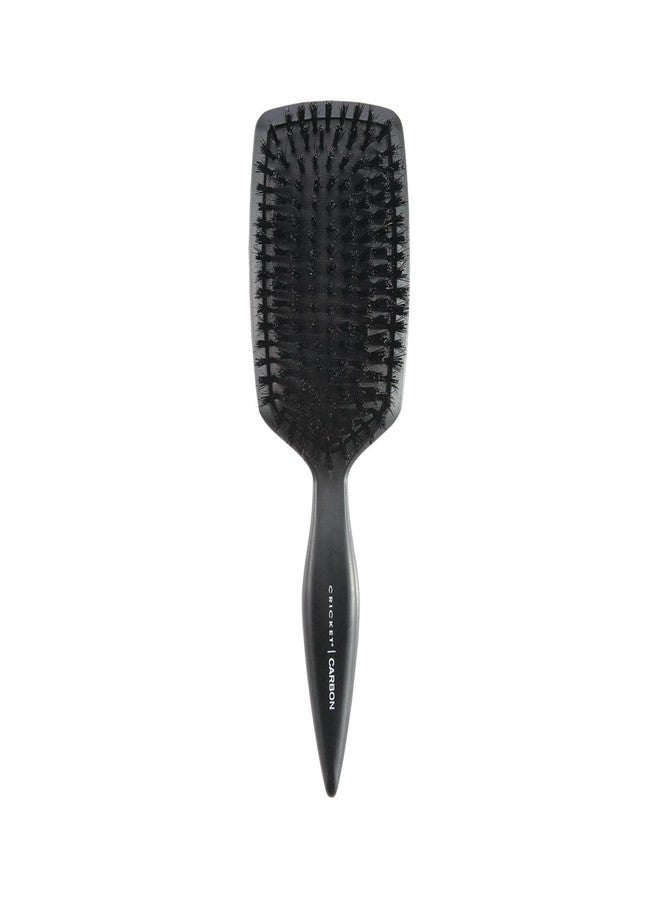Cricket Carbon Boar Bristle Paddle Hair Brush for Blow Drying and Styling, Large Wide Boar Bristle Hair Brush for Women, Men & Stylists - Long Short Thick Thin Curly Straight Wavy All Types - Image 1