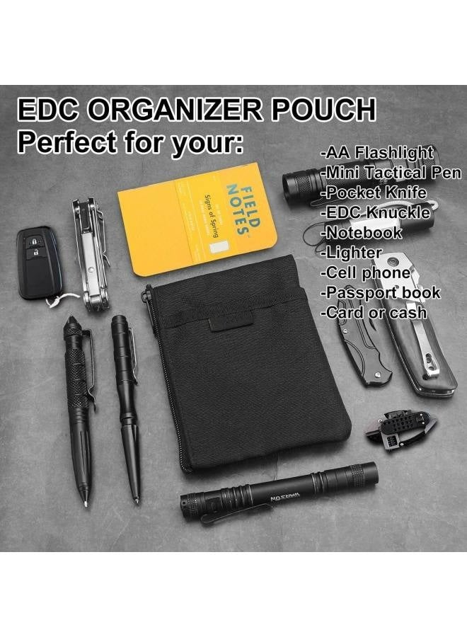 Pouch,  Organizer, Tool Pouch for Knife/Flashlight/Tactical Pen/Card-Men's Slim Pocket Organizer for Daily Carry - Image 4