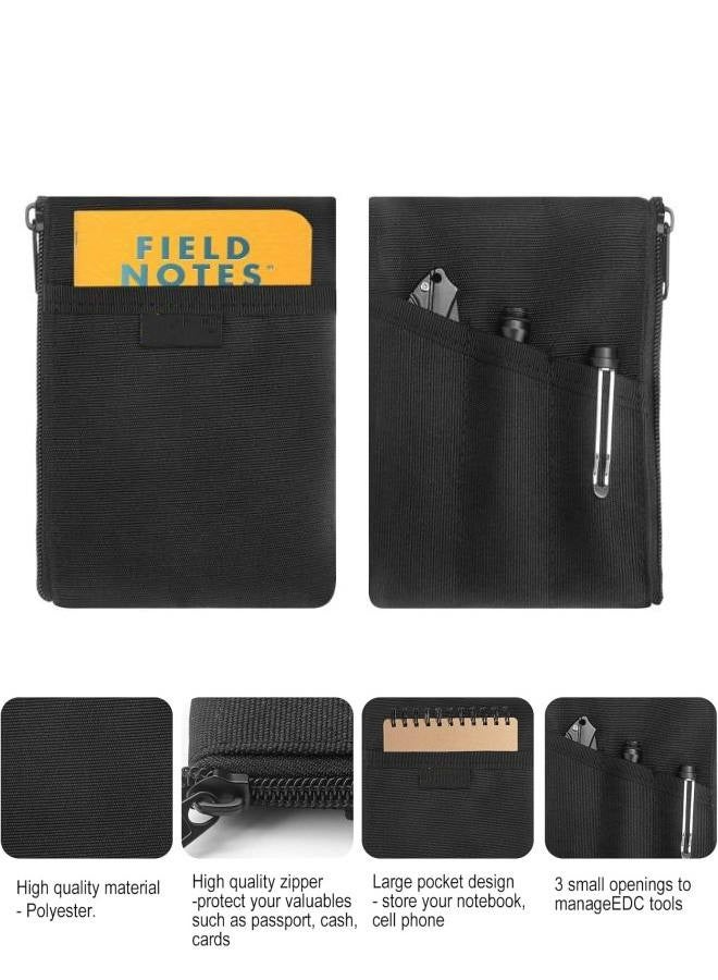 Pouch,  Organizer, Tool Pouch for Knife/Flashlight/Tactical Pen/Card-Men's Slim Pocket Organizer for Daily Carry - Image 1