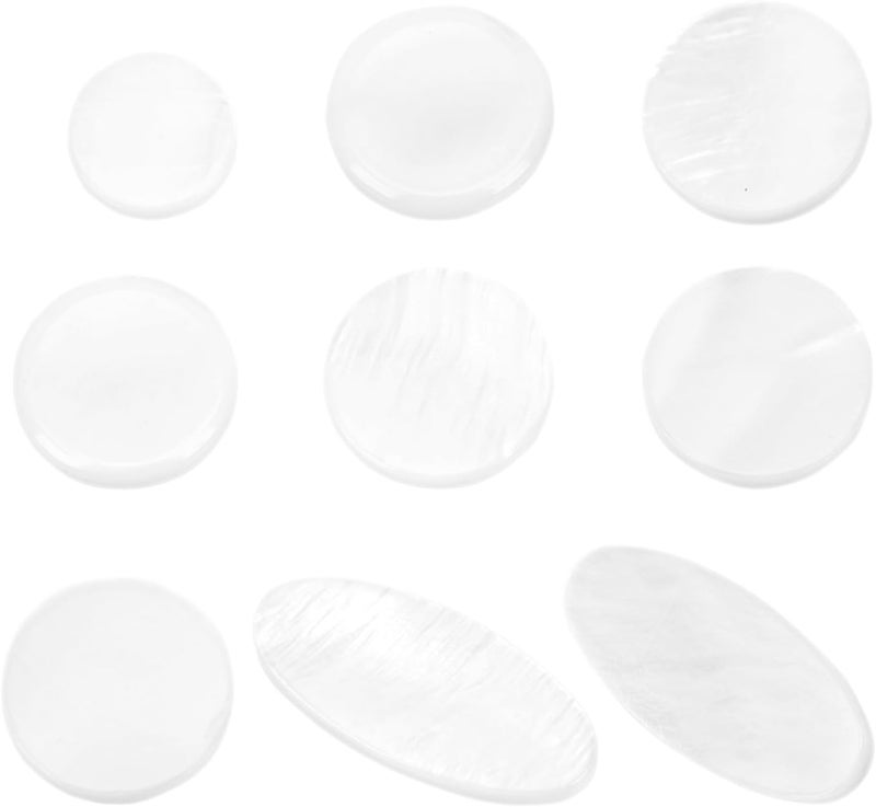 SUPVOX 9pcs Saxophone Key Buttons Shell Replacement for Alto Tenor Soprano Saxophone Musical Instrument Repair Parts - Image 1