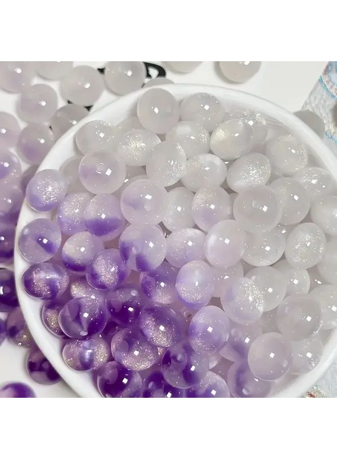 Resin Cat Eye Loose Beads Halloween Decorative Lantern Cream Color High Transparency Abacus Spacer Crafting Supplies - Image 5