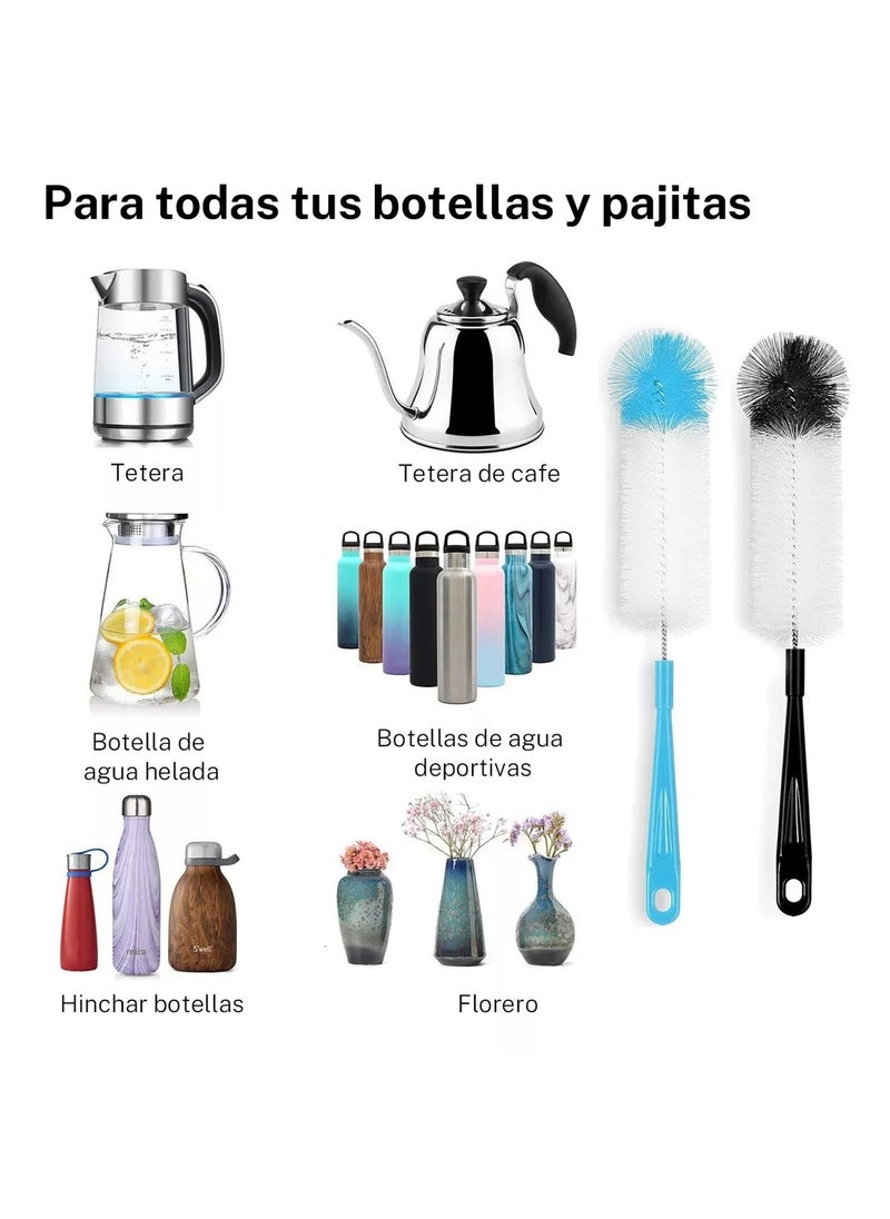 Gonice 8 Pieces Baby Bottle Brush Household Bottle Cleaning  - Image 4
