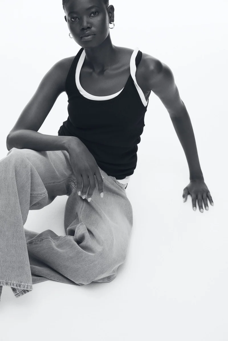 H&M Rib-knit vest top