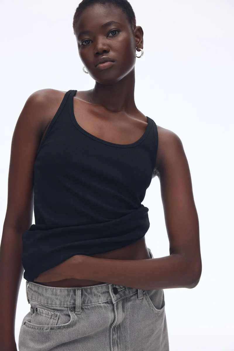 H&M Rib-knit vest top