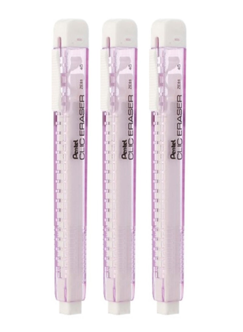 Pentel ممحاة قابلة للسحب مكونة من 3 قطع - Image 1